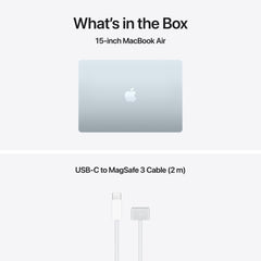 CTO MacBook Air 15-tum Himmelsblå M5 10-Core CPU/10-Core GPU/32GB RAM/2TB SSD