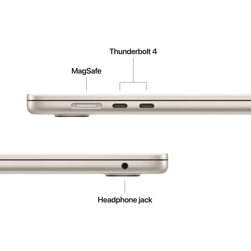 CTO MacBook Air 15-tum Stjärnglans M5 10-Core CPU/10-Core GPU/16GB RAM/2TB SSD