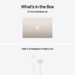 CTO MacBook Air 15-tum Stjärnglans M5 10-Core CPU/10-Core GPU/16GB RAM/2TB SSD