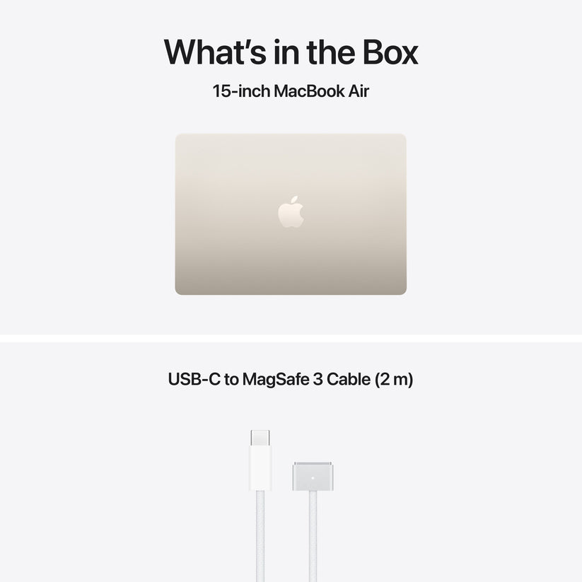 CTO MacBook Air 15-tum Stjärnglans M5 10-Core CPU/10-Core GPU/16GB RAM/2TB SSD