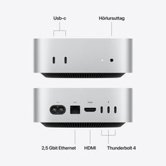 Mac Mini/M6-chip 12-kärnig CPU & 12-kärnig GPU/32GB RAM/2TB SSD/10 Gigabit Ethernet