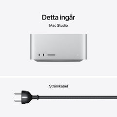 Mac Studio/M5 Ultra 30-kärnig CPU & 64-kärnig GPU/96GB RAM/16TB SSD/10 Gigabit Ethernet