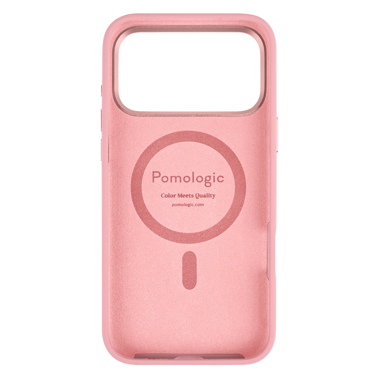 Pomologic CoverCase Silicone iPhone 17 Pro/18 Pro Pink Magsafe