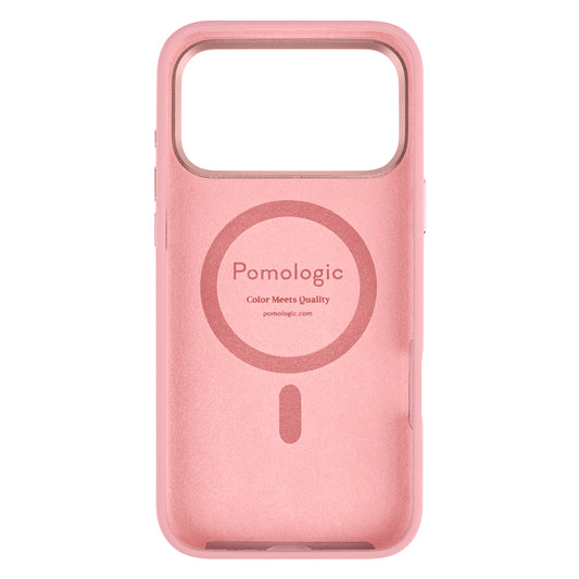 Pomologic CoverCase Silicone iPhone 17 Pro/18 Pro Pink Magsafe