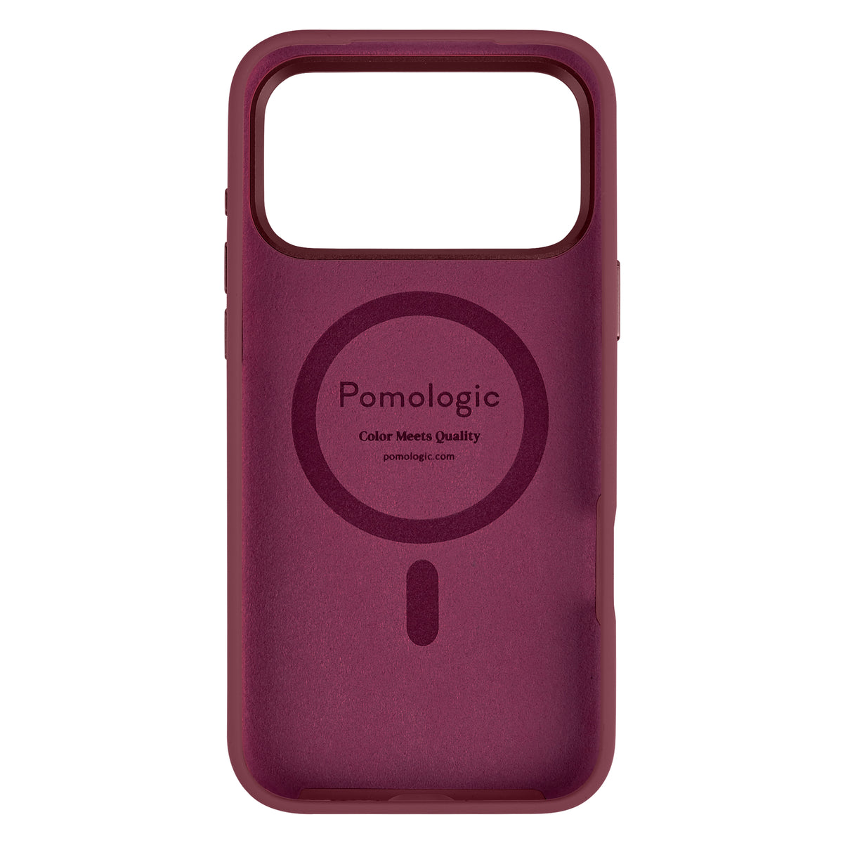 Pomologic CoverCase Fusion iPhone 17 Pro/18 Pro Max Burgundy Magsafe