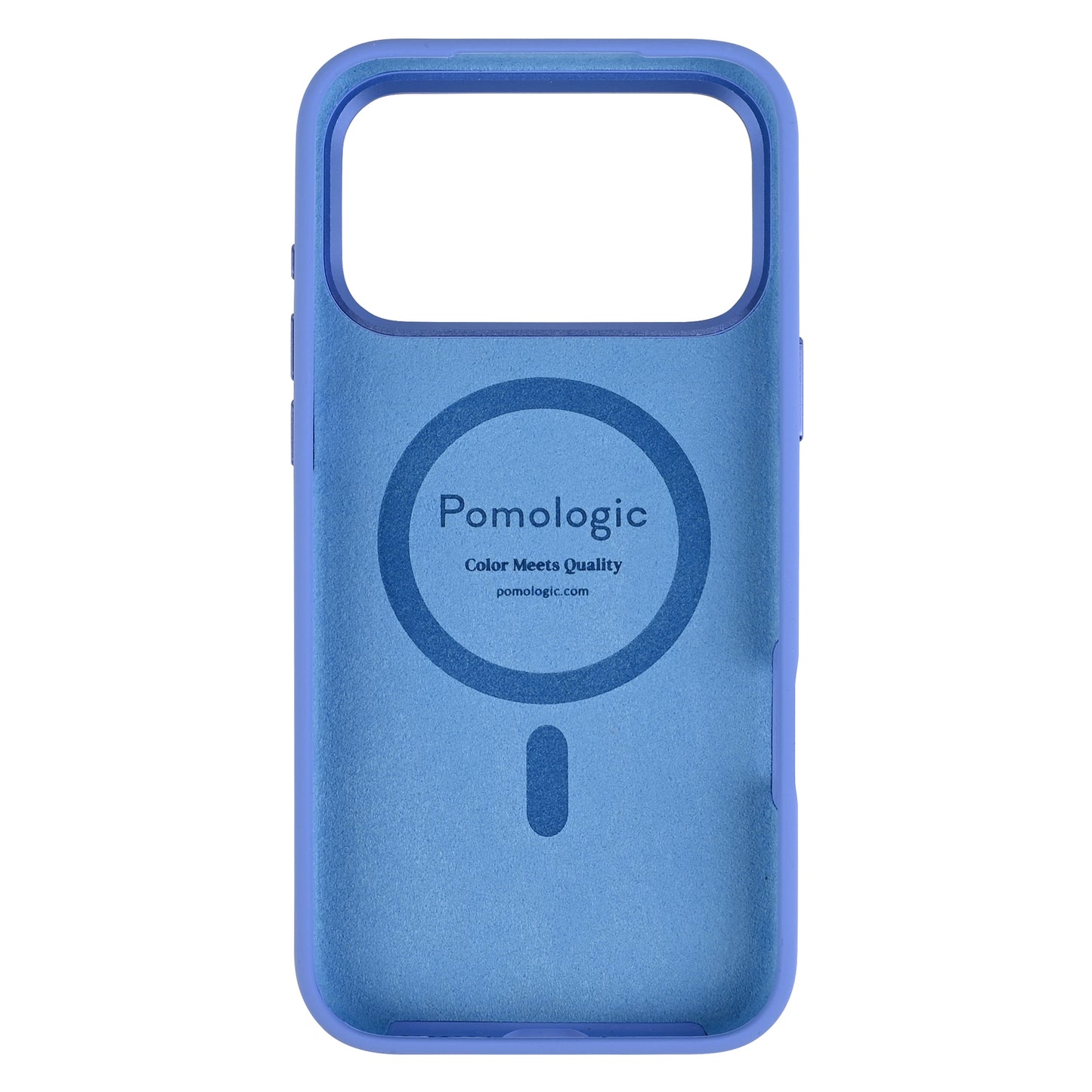 Pomologic CoverCase Silicone iPhone 17 Pro Max/18 Pro Max Blue Magsafe