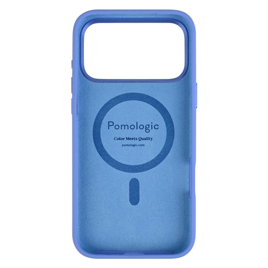 Pomologic CoverCase Silicone iPhone 17 Pro/18 Pro Blue Magsafe