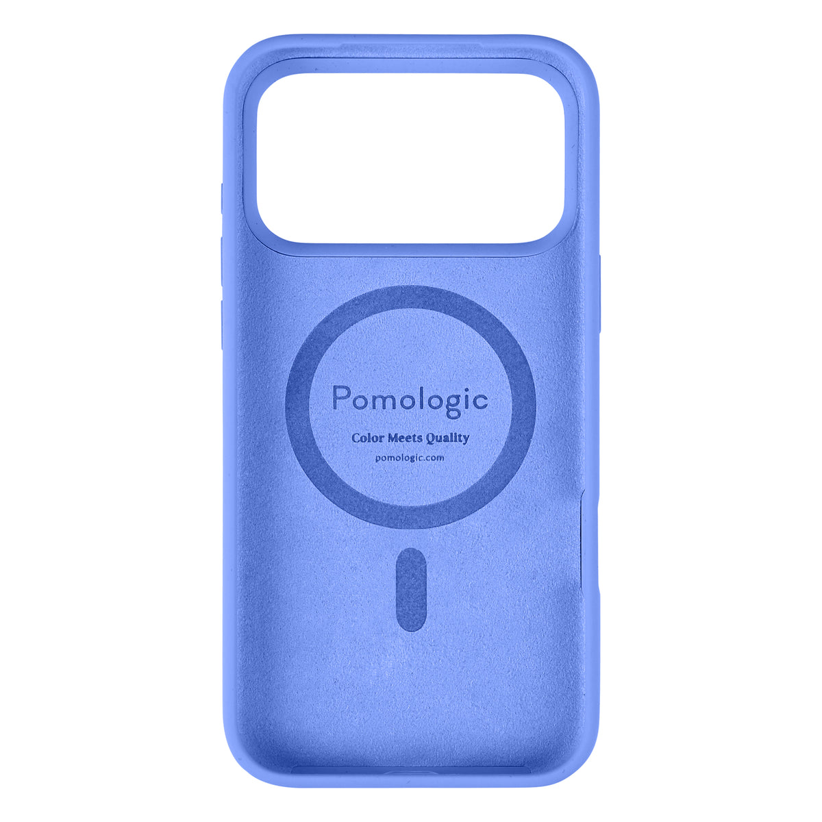 Pomologic CoverCase Silicone iPhone 17 Pro Max/18 Pro Max Blue Magsafe