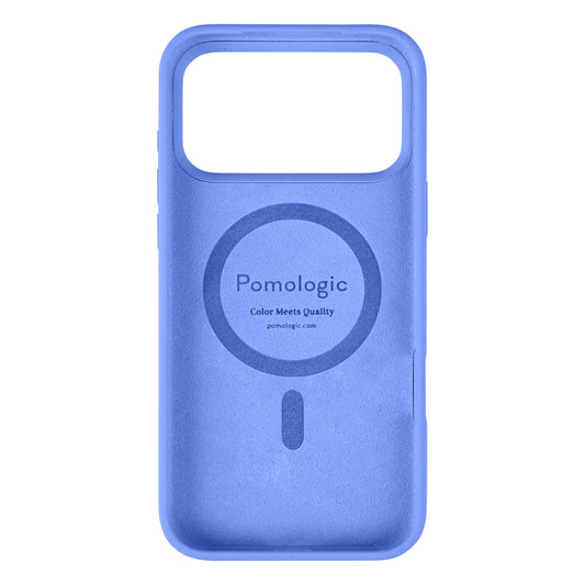Pomologic CoverCase Silicone iPhone 17 Pro Max/18 Pro Max Blue Magsafe