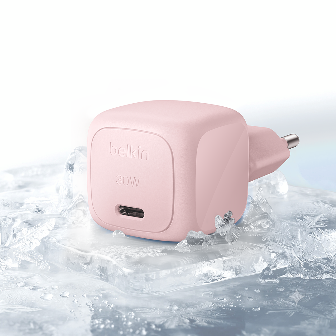 Belkin BoostCharge 30W USB-C Wall Charger 2m - Blush