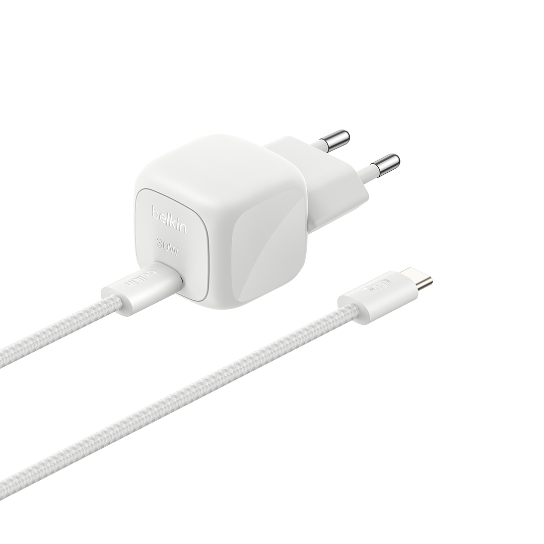 Belkin BoostCharge 30W USB-C Wall Charger 2m - Silver