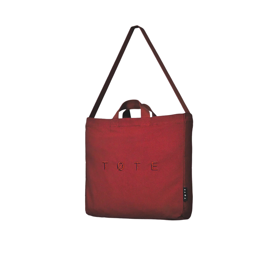 TØTE Bag Stitched - Burgundy Red