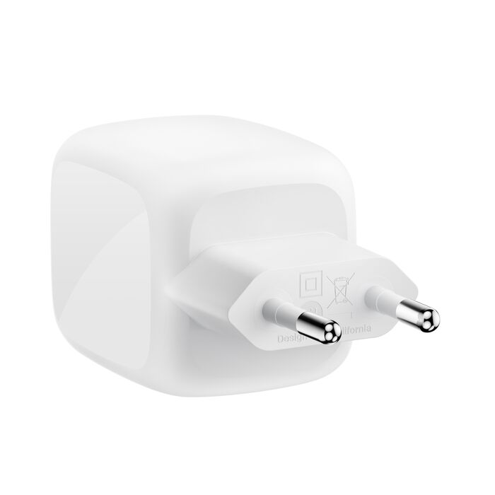 Belkin 67W Dual USB-C GaN Charger med 2m kabel