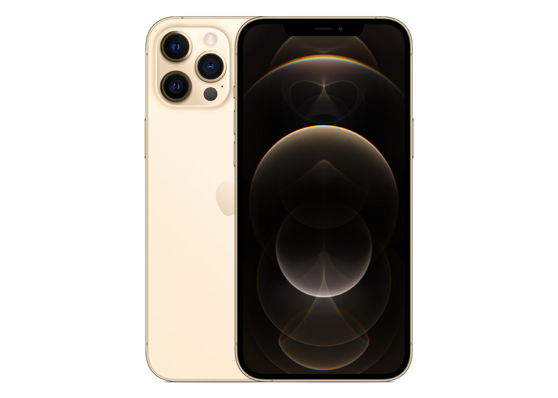 Begagnad: iPhone 12 Pro Max 256GB - Guld (A) (Nytt batteri + display)