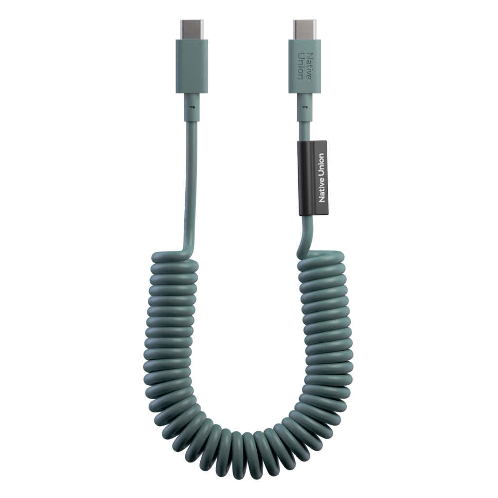 Native Union Pop USB-C Cable 1,2m 60W - Slate Green