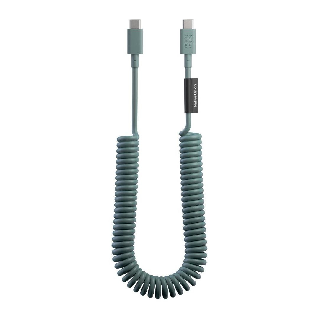 Native Union Pop USB-C Cable 2,4m 60W - Slate Green