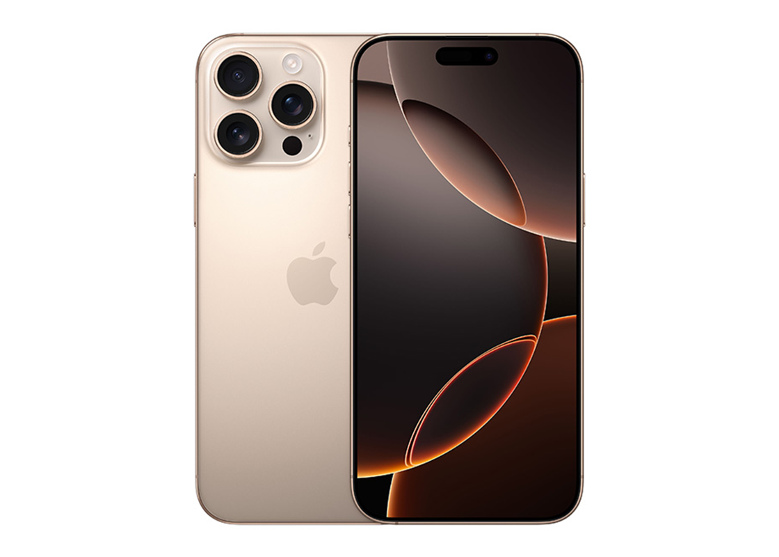 Begagnad: iPhone 16 Pro Max 256GB - Sandfärgat Titan (B)