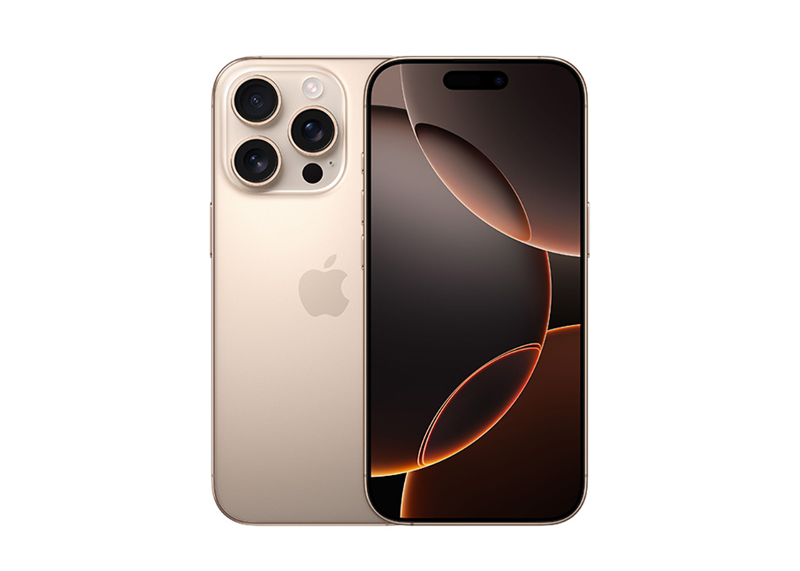 Begagnad: iPhone 16 Pro 256GB - Sandfärgat Titan (A)