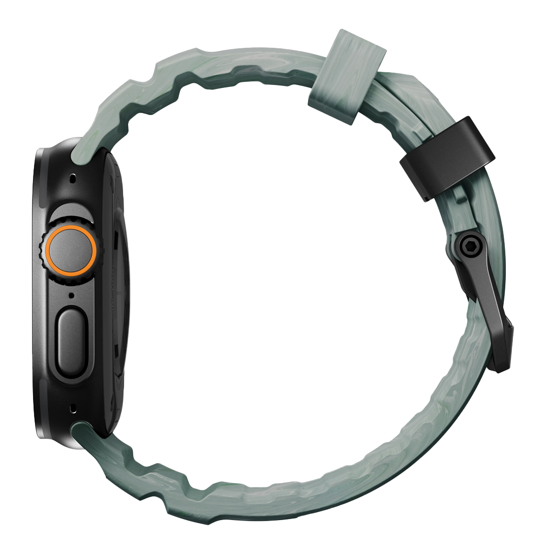 Ltd Ed. Nomad Rocky Point Band Black Hardware 46/49mm - Sierra Stone