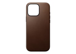 Nomad Modern Läderskal för iPhone 16 Pro - Brun